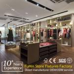 Outdoor clothes store wood nakajima display shelf / wood display rack