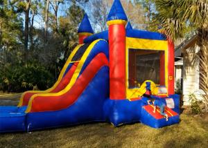 Wholesale Colorful High Strength Inflatable Bounce House Combo Customized Size from china suppliers