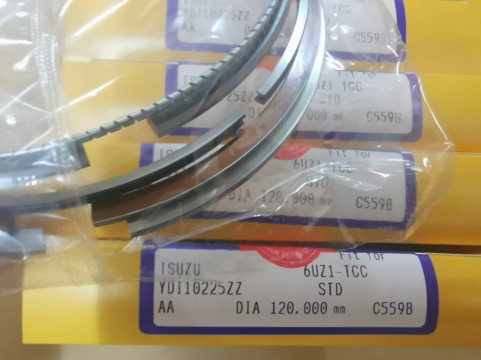 6UZ1-TCC Piston Ring 8-98056-464-1 For ISUZU Engine Parts