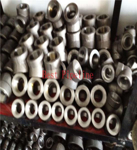 A350 / SA350 Low Temperature Forged Steel Pipe Fittings , Carbon Steel Welded