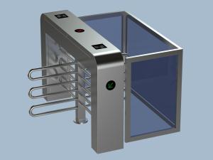 Wholesale Metal Wings Pedestrian Turnstile Gate Full Height Turn Style Gate ISO Certified from china suppliers