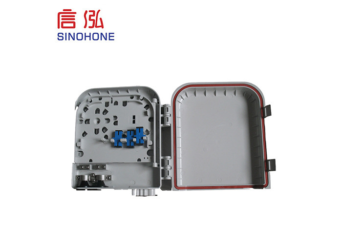 Customer 8 Ports Fiber Optic Termination Box Wall Pole Mountable