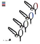 Multifuction Nylon Dog Leash , Comfortable Dog Head Leash With Padded Leather