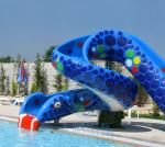Kids Cobra Water Slide Fiberglass Swimming Pool Snake Water Slide