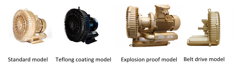 1.5kW Ultra High Pressure Ring Side Channel Air Blower Double Stage