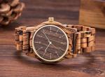Fashion Japan Movement Wooden Wrist Watch Made Of Wood For Unisex