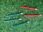 hexagon golf pencil , Hexagonal golf pencil , golf pencil , wooden pencil eraser