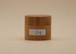Skin Care Cosmetic Cream Containers , Bamboo Cream Jars 15g 30g 50g