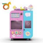 Automatic Clean Fairy Floss Vending Machine 110V-240V Flower Cotton Candy