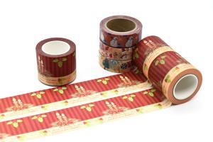 Wholesale Decorative Paper Crafts 15mm*10m Christmas Washi Tape from china suppliers
