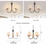 Modern bedroom entryway Metal chandeliers for indoor home lighting (WH-MI-12)