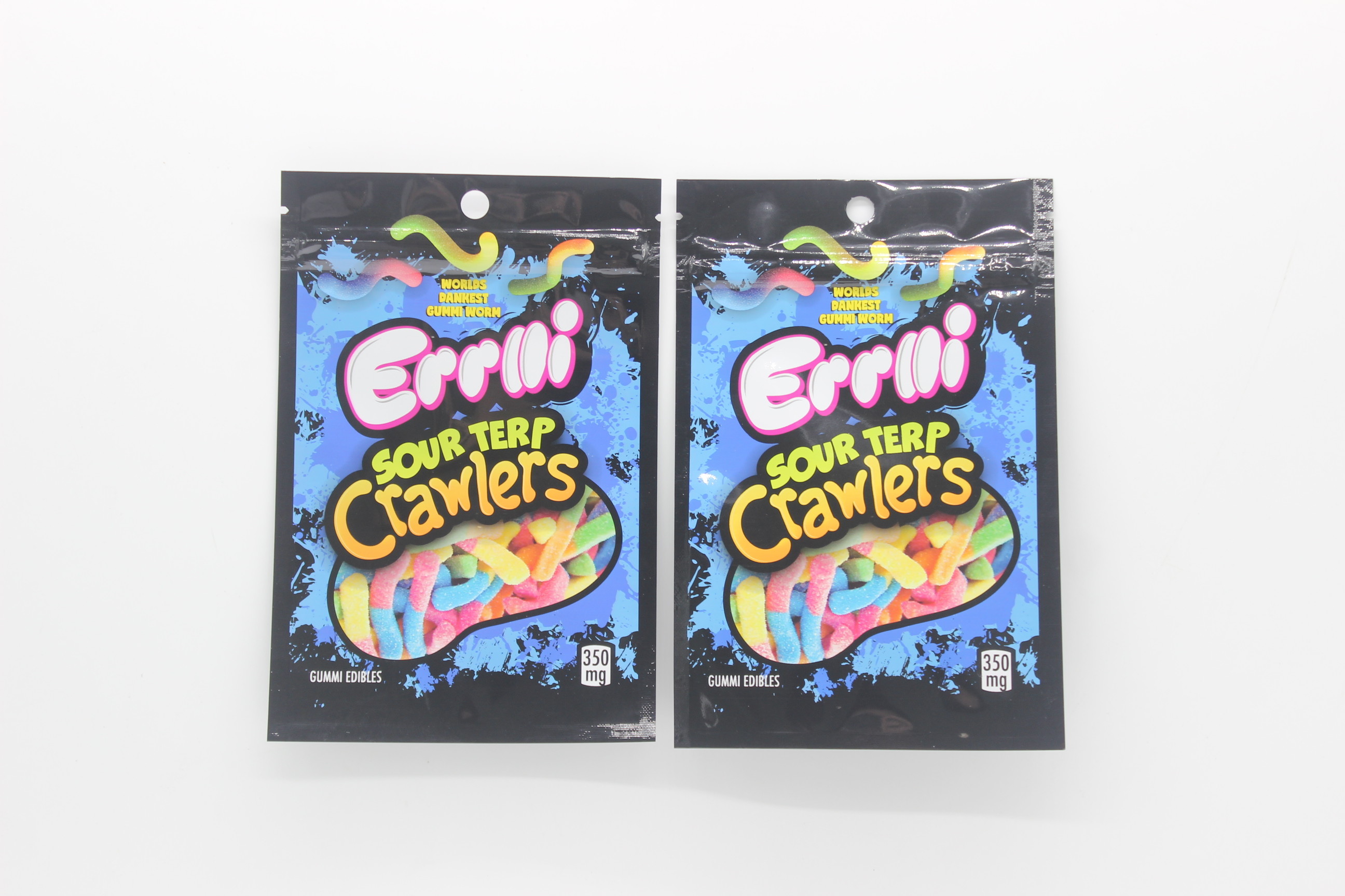 Weed Flower Mylar Stand Up Pouches Zipper Heat Sealable 3.5G Smell Proof