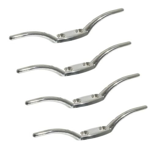 Zinc Alloy Chrome Plated Sailing Metal Rope Cleats Anchor Line Cleat