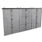 Indoor High Brightness SMD LED Curtain Display Glass Media Display Aluminum Body