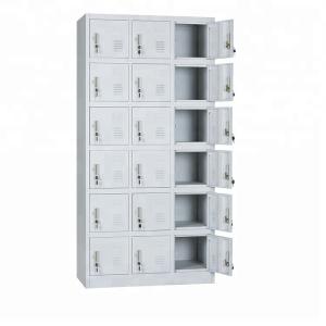 Wholesale Multifunctiona 18 Doors Electrostatic Fireproof Metal Lockers from china suppliers