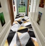Geometric Abstract Painting Commercial Floor Mat Entrance Corridor Stairway