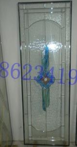 Wholesale 2014 new design decorative glass panel in wooden door from china suppliers