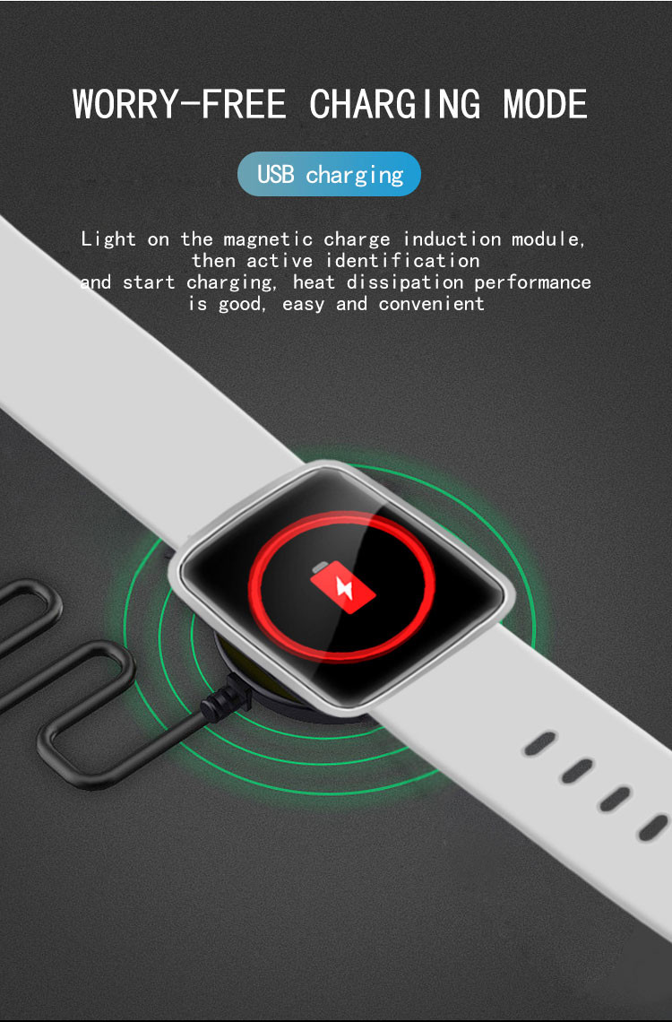 Hazel HL29 1.65 Inch Blood Oxygen Band Android Waterproof Smart Watch