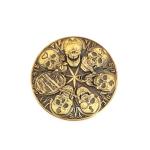 3D Die Casted Metal Coins Collectible Antique Brass Coin 7 Deadly Sins Design