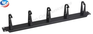 Wholesale 5PCS Plastic Rings Horizontal Cable Manager 19in Cable Storage Bracket from china suppliers
