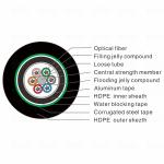 GYTA53 Underground Fiber Cable 48 core Double Jacket Double Armored