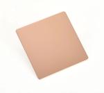 AISI Stainless Steel Color Plate Sheets Sandblasted Rose Gold