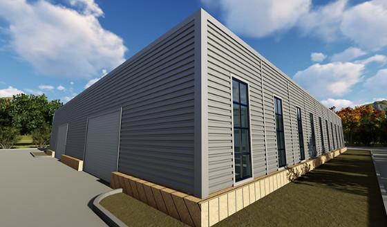 Cold Rolled Prefabricated Steel Frame Buildings Quick Build GB Standard 3D Free