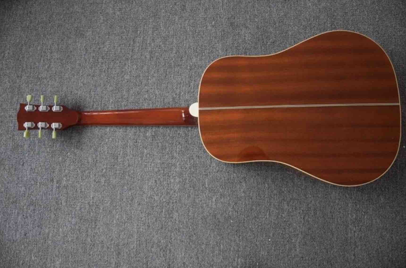 Custom Shop John Lennon J160e Natural Acoustic Guitar with customize logo on headstock is available free shipping cost