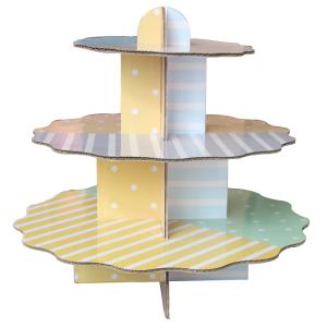 Wholesale Personalised Cardboard Cake Stand Down Packing For Advertisement / Promotion from china suppliers