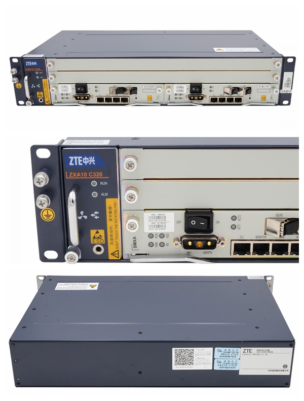 ZTE ZXA10 C320 Chassis with 2xSMXA (UCDC1) DC