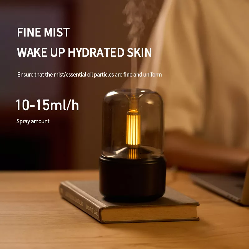 Mist Nebulizer Humidification Aromatherapy Diffuser Mini Portable Air Humidifier Diffuser With Atmosphere Light