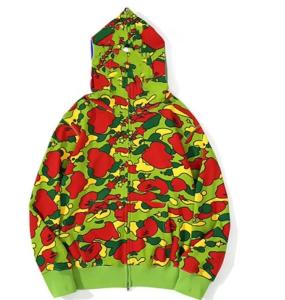 Wholesale Customizable Camo Full Face Zip Up Hoodie 100% Cotton Full Zip Hoodie from china suppliers