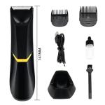 Electric Groin Hair Trimmer IPX4 Waterproof Body Replaceable Ceramic Blade Heads
