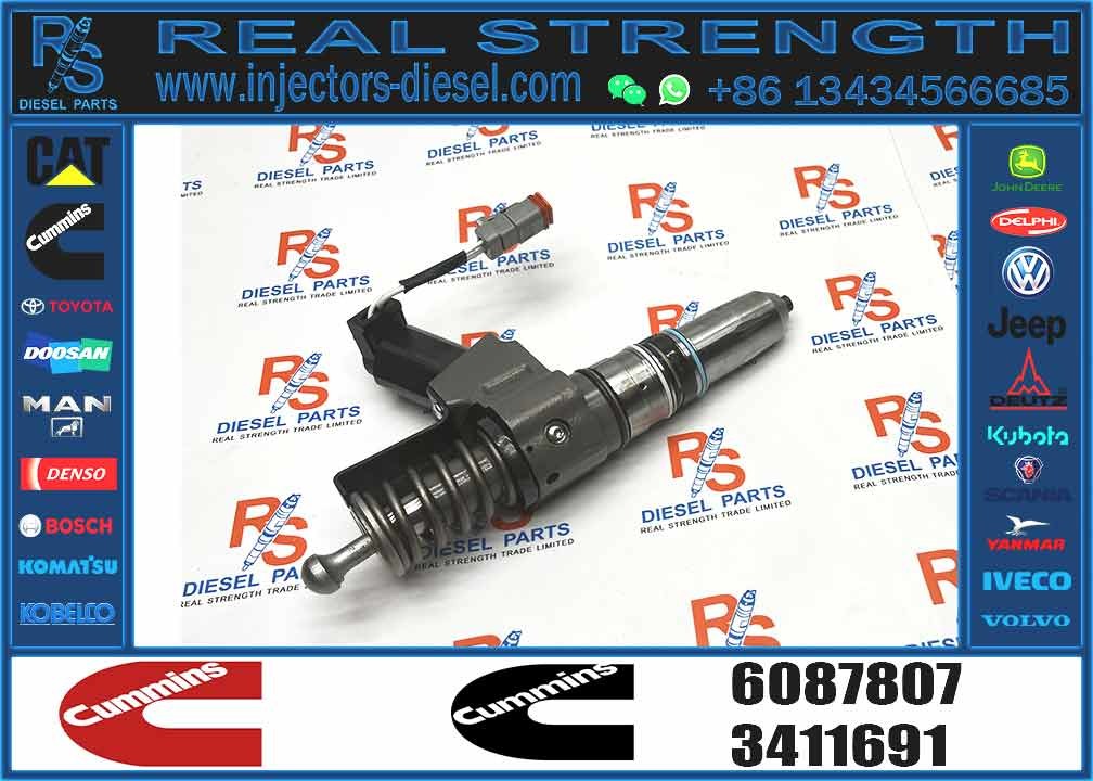 New Common Rail Diesel Fuel Injector 4307516 6087807 3080931F For Cummins QSN14 N14