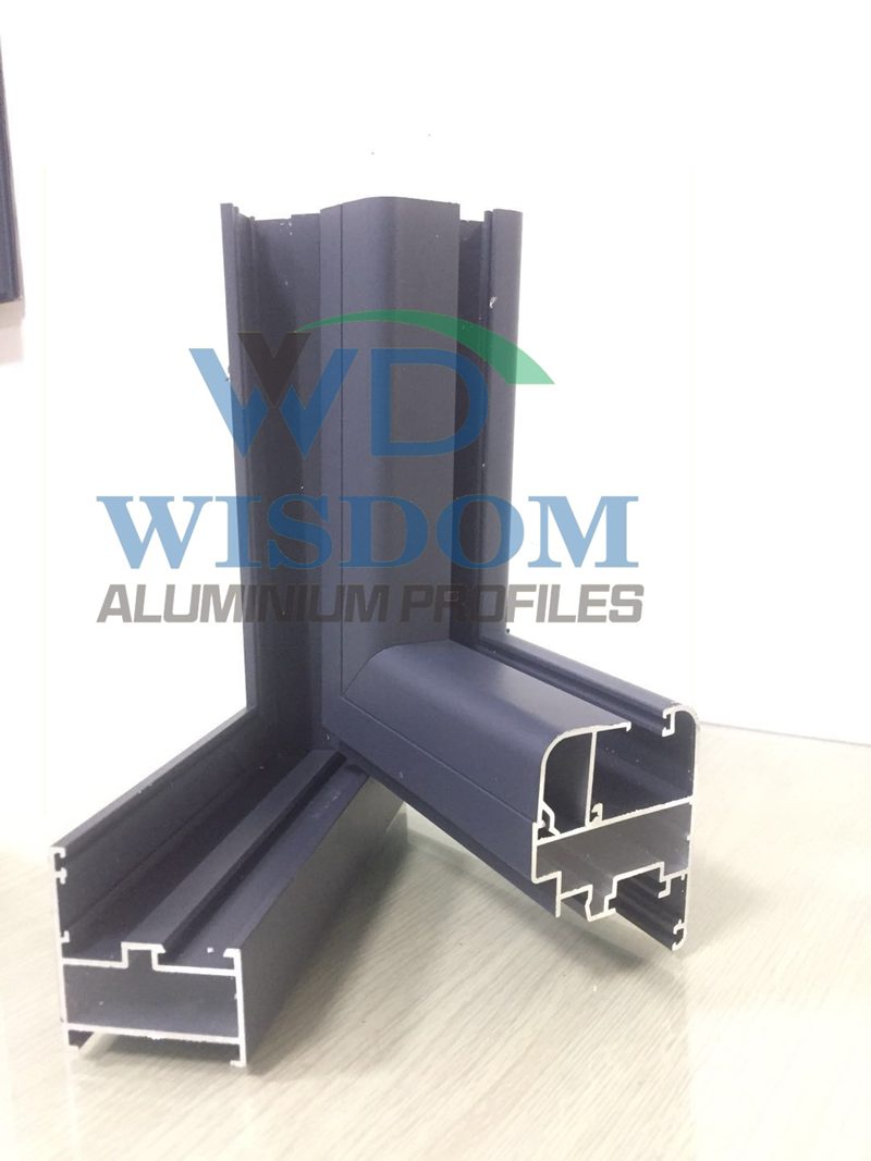 6005 6005A powder coated Aluminium Profile 40x40 For Door Window