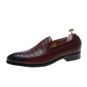 Wholesale Casual Textured Men'S Business Leather Shoes Deodorization Hard Wearing from china suppliers