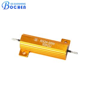 Wholesale Aluminum Housed RX24 50W 5RJ Wirewound Power Resistor from china suppliers