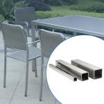 NO.4 8K Silver Stainless Steel Welded Pipe 310S SUS316L For Balcony Curtain