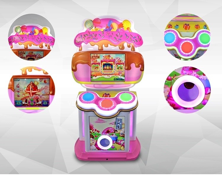 Coin Operated Music Arcade Drum Game Machine For Children And Adult