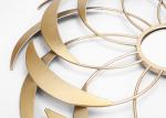 Modern Star Shape Luxury Gold Flower Wall Mirror