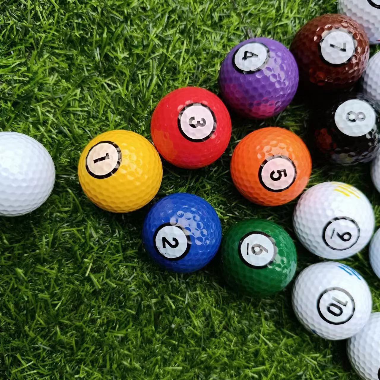 mini golf ball low bounce golf ball with two pieces mini golf ball putter ball putting ball billiard ball