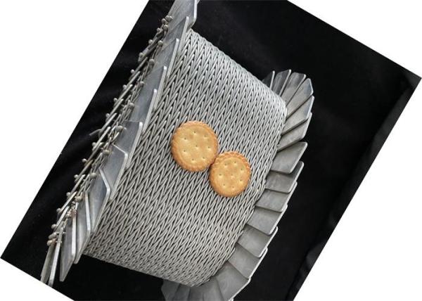 Food Grade Stainless Steel Herringbone Conveyor Belt Compound Balance Weave