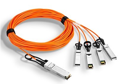 QSFP+ AOC 40G Fiber Optic Ethernet Transceiver Full Duplex 4 Channel 850nm Parallel