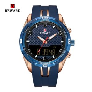 Wholesale Chinese wholesale Led Display Sport Mens Stainless Steel Watches Alloy Case With Silicon Band from china suppliers