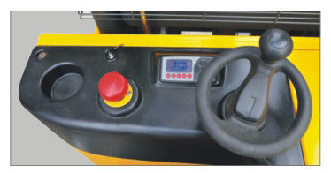 Small turning radius counterbalanced narrow aisle forklift truck capacity 1000kg easy and smart to operate
