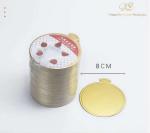 Aluminium Gold Foil Mousse Paper Cake Base Dessert Holding paper cake base cake