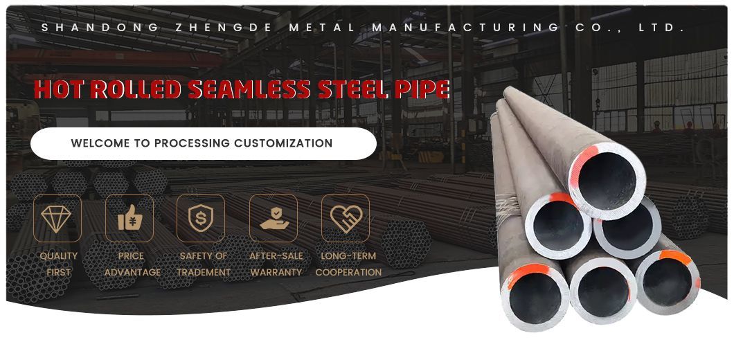 ASTM A106 API 5L Line Cold Drawn Precision Casing Carbon Oil Medium Thick Wall Carbon Seamless Steel Pipeastm A333 Gr. 6 Carbon Alloy Seamless Steel Pipe