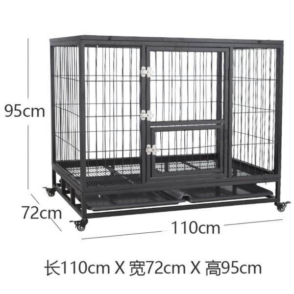Metal 2 Door Folding Livestock Fence Panels Stainless Steel Pet Kennel Cage Dog