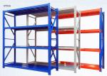 Anti Rust Industrial Racking Shelves , Metal Warehouse Shelving 200-800 Kgs