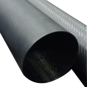 Wholesale Large 3k Carbon Fiber Tube Custom for Below 120 C Degree 100mm 120mm 180mm 200mm 230mm from china suppliers